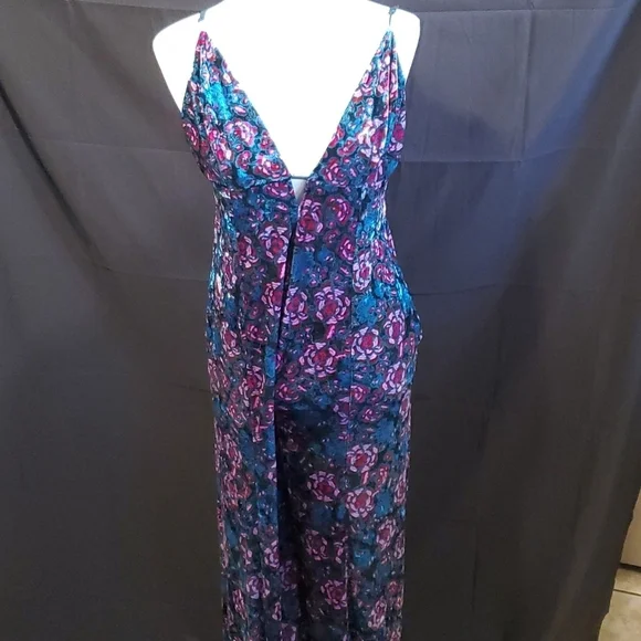 Free People Velvet Rose Jumpsuit SZ MD - Picture 2 of 12